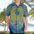 Personalized Mandala Egyptian Pharaoh Hawaiian Shirt Eye of Horus Blue - Wonder Print Shop