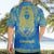 Personalized Mandala Egyptian Pharaoh Hawaiian Shirt Eye of Horus Blue - Wonder Print Shop