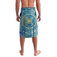 Personalized Mandala Egyptian Pharaoh Lavalava Eye of Horus Blue - Wonder Print Shop