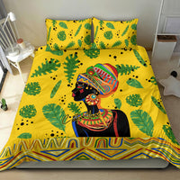 Personalized Africa Woman Bedding Set Tropical Style - Wonder Print Shop