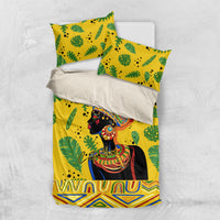 Personalized Africa Woman Bedding Set Tropical Style - Wonder Print Shop