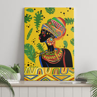 Personalized Africa Woman Canvas Wall Art Tropical Style - Wonder Print Shop