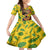 Personalized Africa Woman Family Matching Off Shoulder Maxi Dress and Hawaiian Shirt Tropical Style - Wonder Print Shop