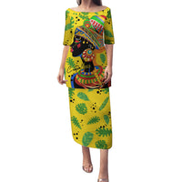 Personalized Africa Woman Family Matching Puletasi and Hawaiian Shirt Tropical Style - Wonder Print Shop