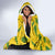 Personalized Africa Woman Hooded Blanket Tropical Style