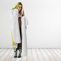 Personalized Africa Woman Hooded Blanket Tropical Style