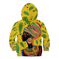 Personalized Africa Woman Kid Hoodie Tropical Style - Wonder Print Shop