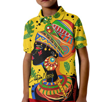 Personalized Africa Woman Kid Polo Shirt Tropical Style - Wonder Print Shop