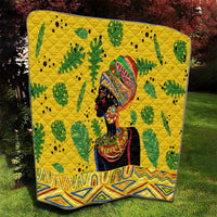 Personalized Africa Woman Quilt Tropical Style - Wonder Print Shop