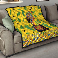 Personalized Africa Woman Quilt Tropical Style - Wonder Print Shop