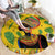 Personalized Africa Woman Round Carpet Tropical Style