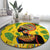 Personalized Africa Woman Round Carpet Tropical Style