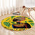 Personalized Africa Woman Round Carpet Tropical Style