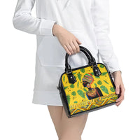 Personalized Africa Woman Shoulder Handbag Tropical Style