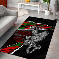 Eagle Snake Mexico Area Rug Aztec Sun Stone
