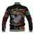 Eagle Snake Mexico Baseball Jacket Aztec Sun Stone