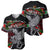 Eagle Snake Mexico Baseball Jersey Aztec Sun Stone