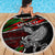 Eagle Snake Mexico Beach Blanket Aztec Sun Stone