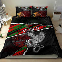 Eagle Snake Mexico Bedding Set Aztec Sun Stone