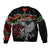 Eagle Snake Mexico Bomber Jacket Aztec Sun Stone