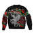 Eagle Snake Mexico Bomber Jacket Aztec Sun Stone