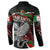 Eagle Snake Mexico Button Sweatshirt Aztec Sun Stone