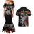 Eagle Snake Mexico Couples Matching Mermaid Dress and Hawaiian Shirt Aztec Sun Stone