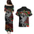 Eagle Snake Mexico Couples Matching Puletasi and Hawaiian Shirt Aztec Sun Stone