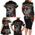 Eagle Snake Mexico Family Matching Long Sleeve Bodycon Dress and Hawaiian Shirt Aztec Sun Stone