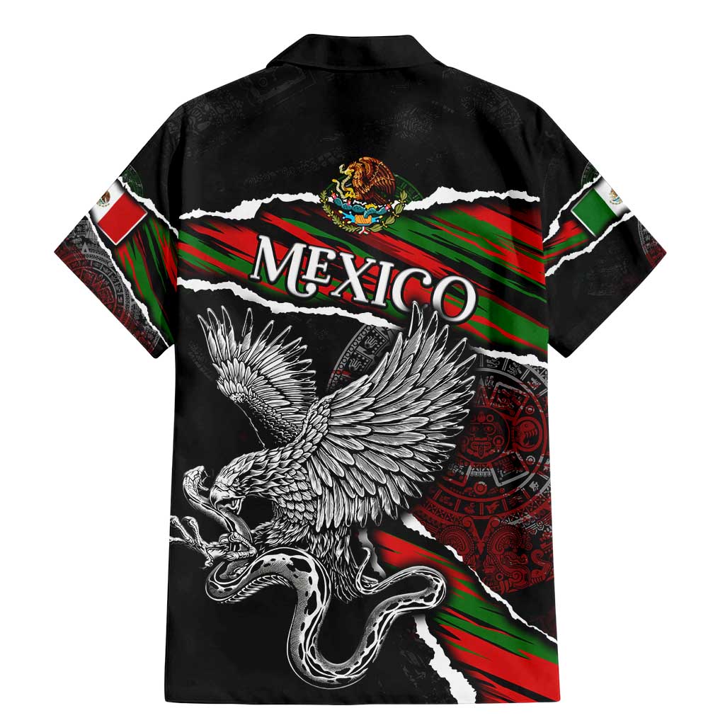 Eagle Snake Mexico Family Matching Mermaid Dress and Hawaiian Shirt Aztec Sun Stone