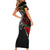 Eagle Snake Mexico Family Matching Short Sleeve Bodycon Dress and Hawaiian Shirt Aztec Sun Stone