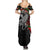 Eagle Snake Mexico Family Matching Summer Maxi Dress and Hawaiian Shirt Aztec Sun Stone