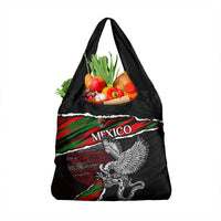Eagle Snake Mexico Grocery Bag Aztec Sun Stone