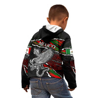 Eagle Snake Mexico Kid Hoodie Aztec Sun Stone