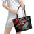 Eagle Snake Mexico Leather Tote Bag Aztec Sun Stone