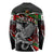 Eagle Snake Mexico Long Sleeve Shirt Aztec Sun Stone