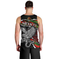 Eagle Snake Mexico Men Tank Top Aztec Sun Stone