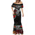 Eagle Snake Mexico Mermaid Dress Aztec Sun Stone