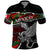 Eagle Snake Mexico Polo Shirt Aztec Sun Stone