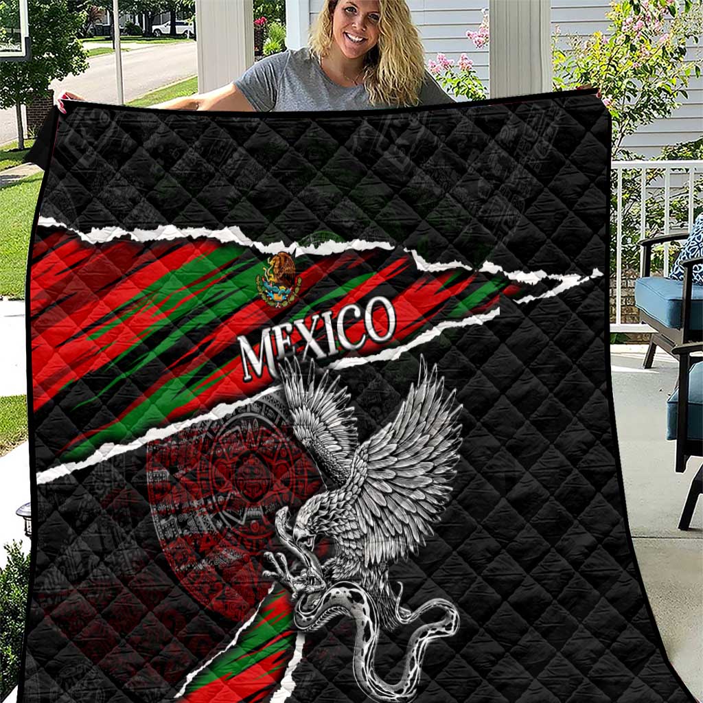 Eagle Snake Mexico Quilt Aztec Sun Stone