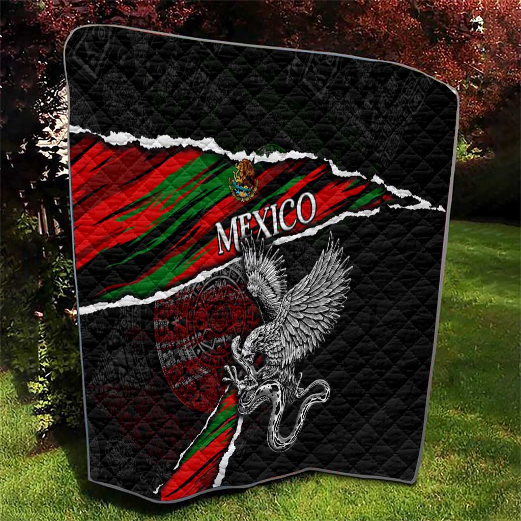 Eagle Snake Mexico Quilt Aztec Sun Stone