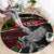 Eagle Snake Mexico Round Carpet Aztec Sun Stone