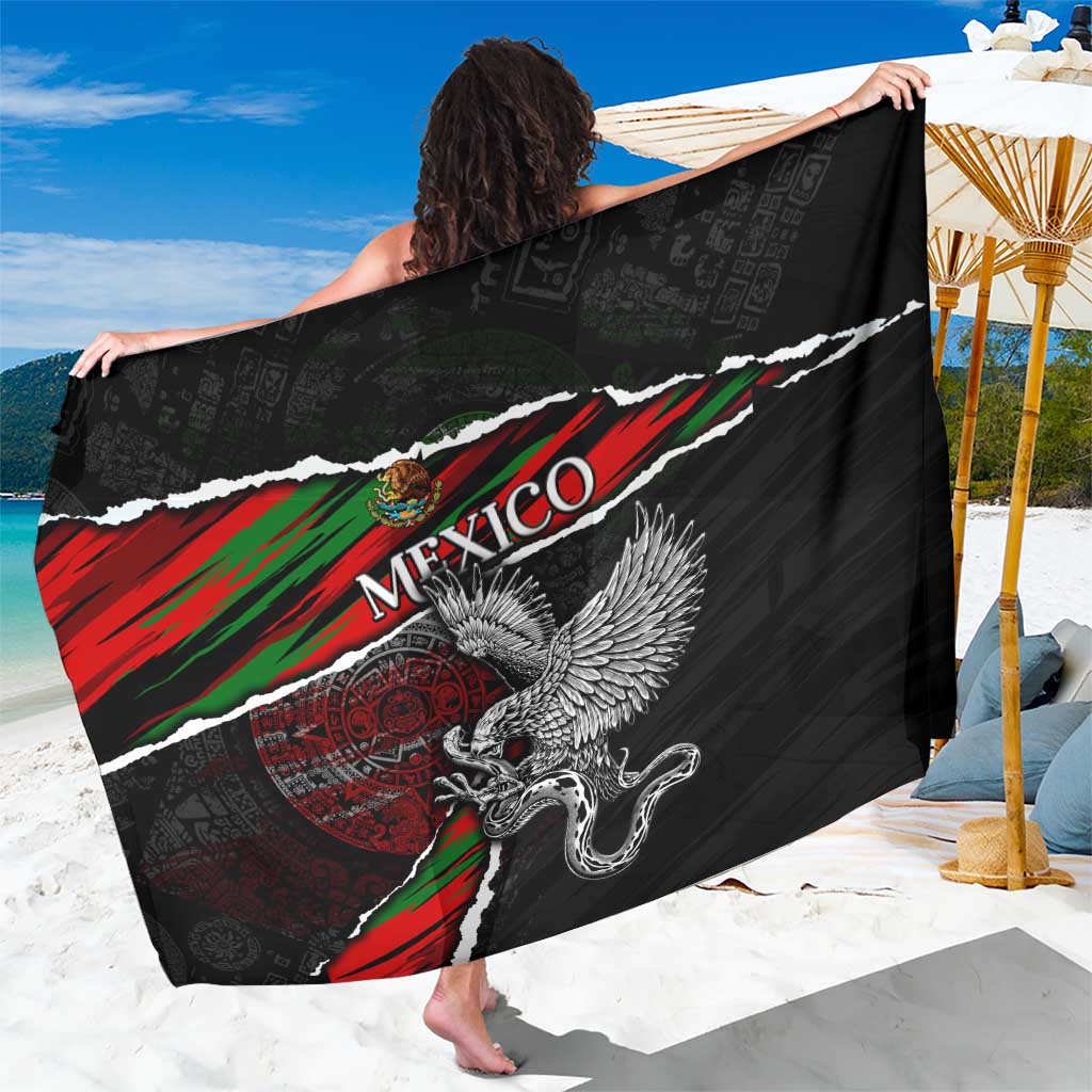 Eagle Snake Mexico Sarong Aztec Sun Stone