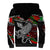 Eagle Snake Mexico Sherpa Hoodie Aztec Sun Stone