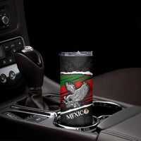 Eagle Snake Mexico Skinny Tumbler Aztec Sun Stone