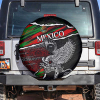 Eagle Snake Mexico Spare Tire Cover Aztec Sun Stone
