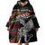 Eagle Snake Mexico Wearable Blanket Hoodie Aztec Sun Stone