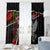 Eagle Snake Mexico Window Curtain Aztec Sun Stone