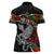 Eagle Snake Mexico Women Polo Shirt Aztec Sun Stone