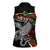 Eagle Snake Mexico Women Sleeveless Polo Shirt Aztec Sun Stone